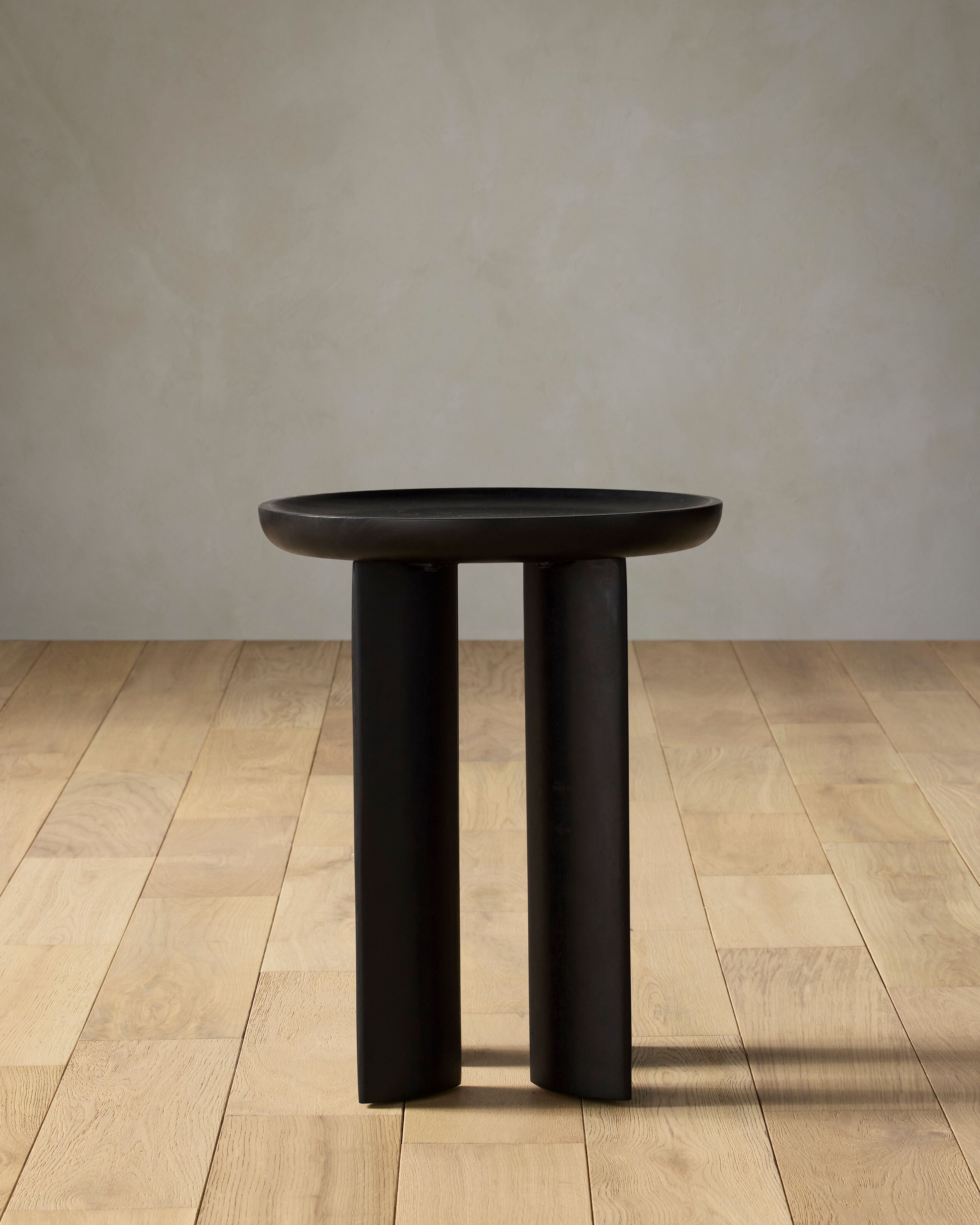 D-BODHI - SIDE TABLE / 40×40×52 D-bodhi Wave Side Table - Black | End & Side Tables