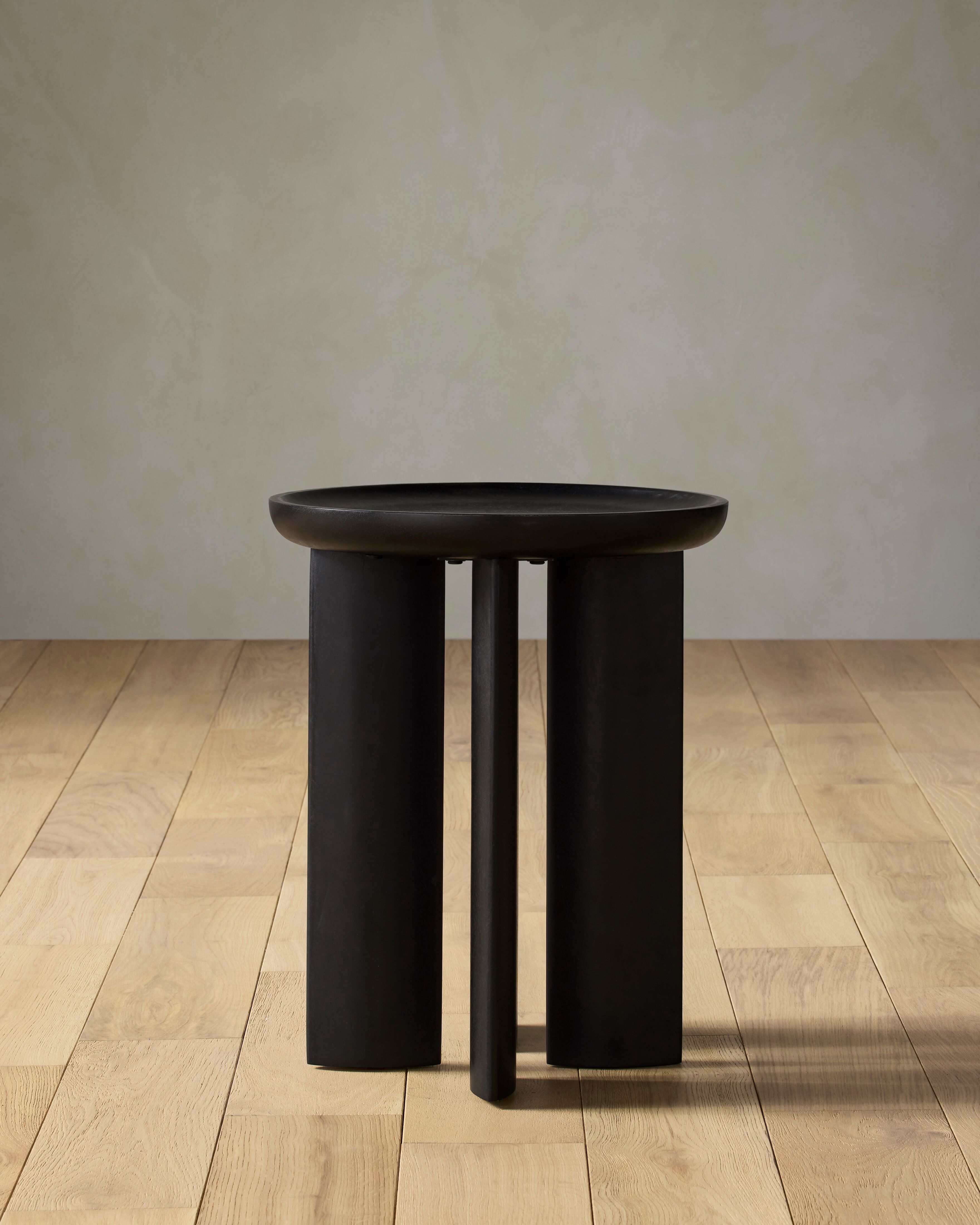 机・テーブル 6johan WAVE SIDE TABLE クリアブラック