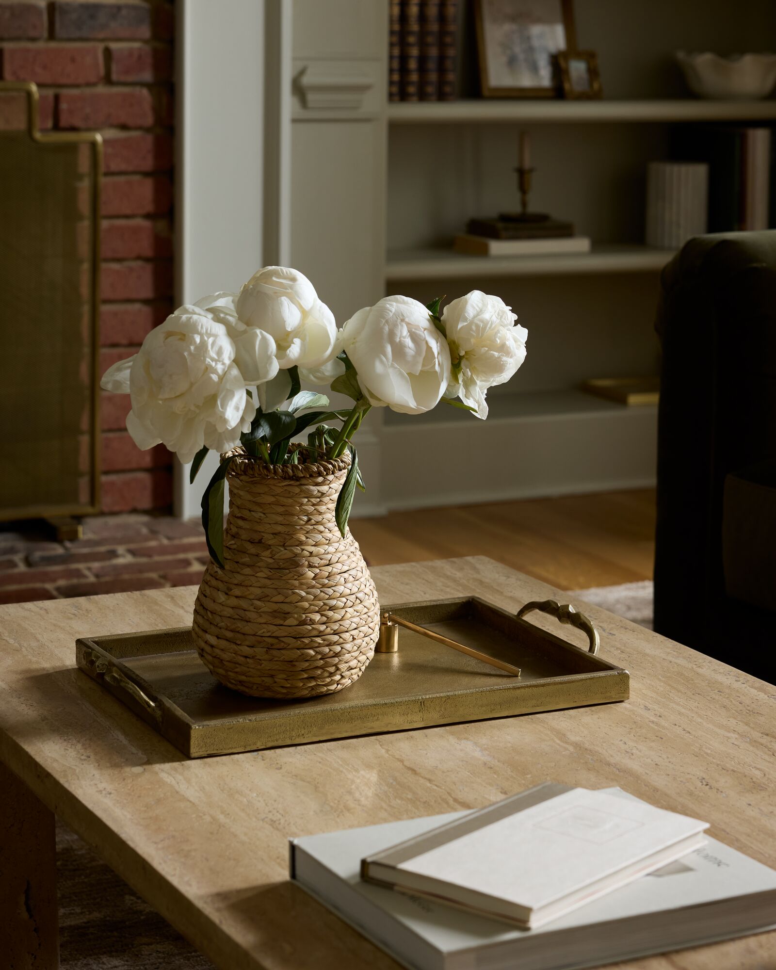 Lara Brass Tray | Joon Loloi