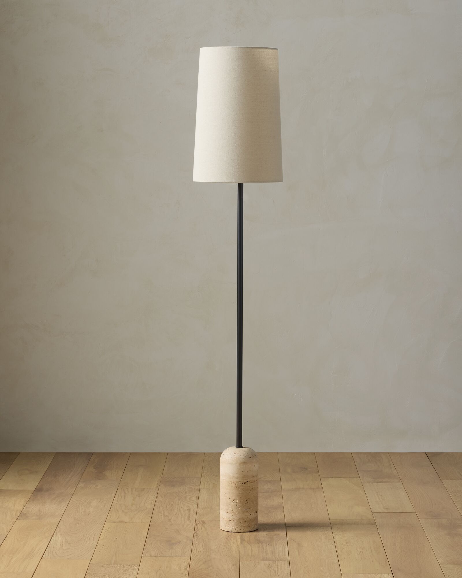 Lito Travertine Floor Lamp | Joon Loloi