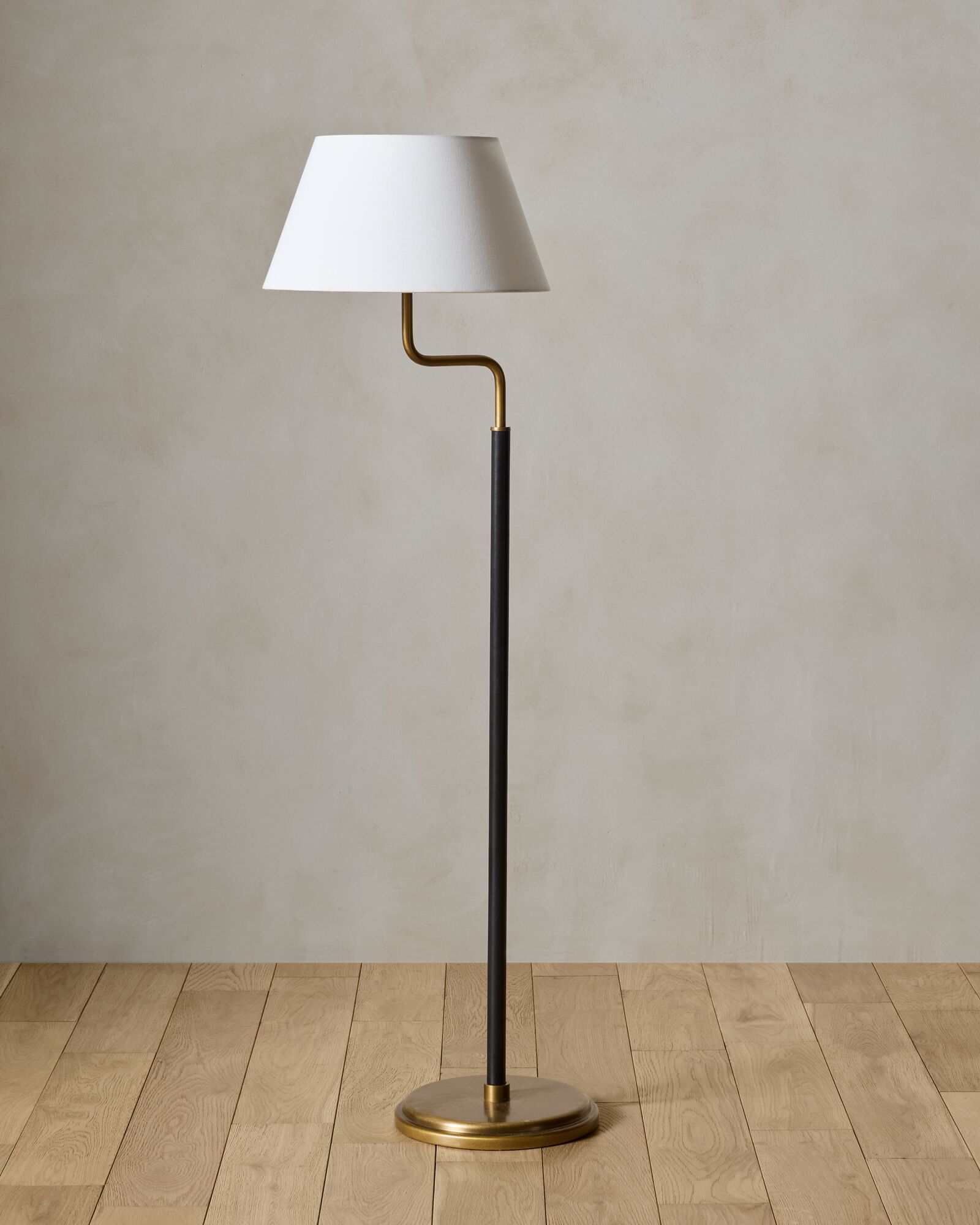 Morison Leather Wrapped Floor Lamp | Joon Loloi