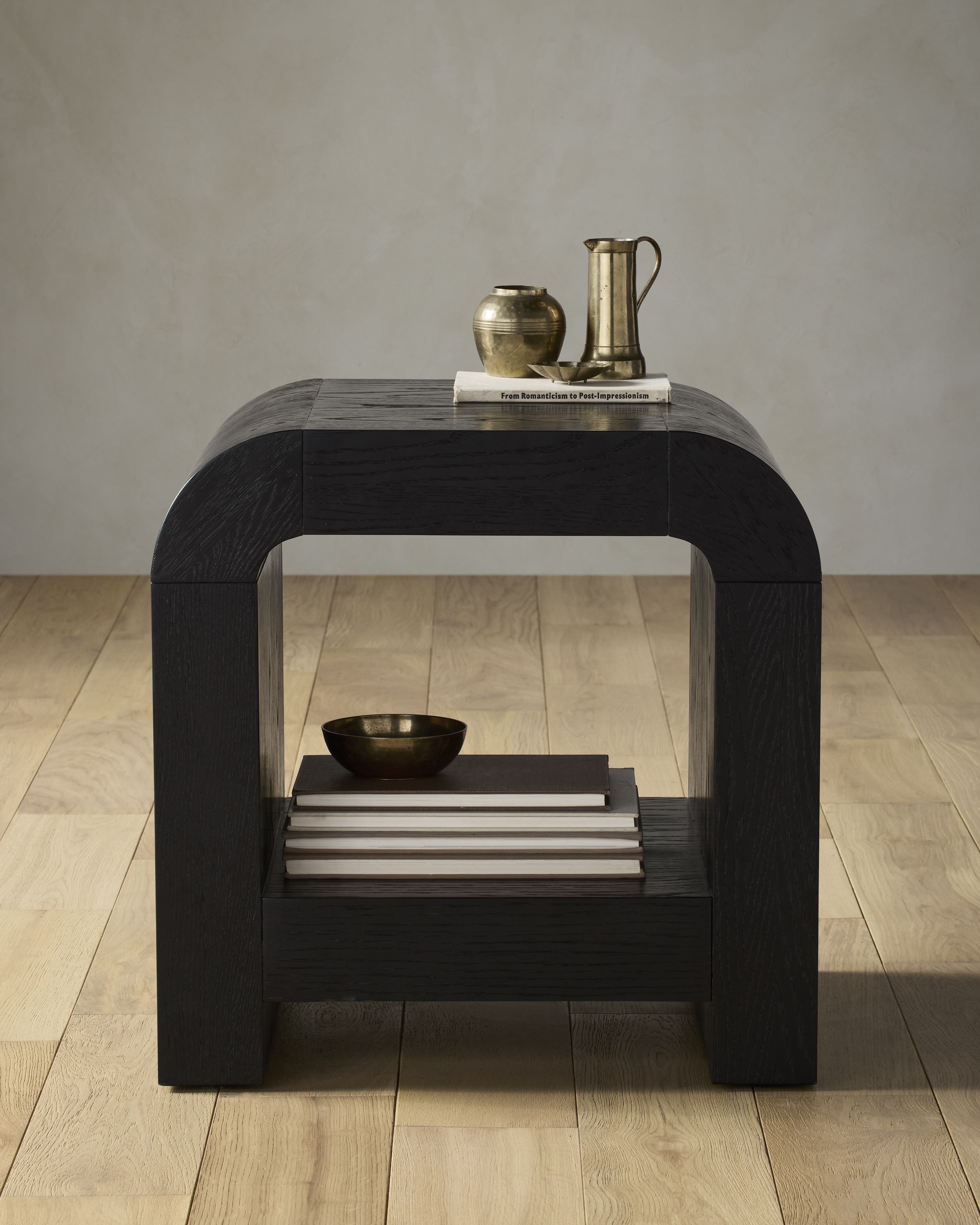 6johan WAVE SIDE TABLE クリアブラック Pierre Side Table | Joon Loloi